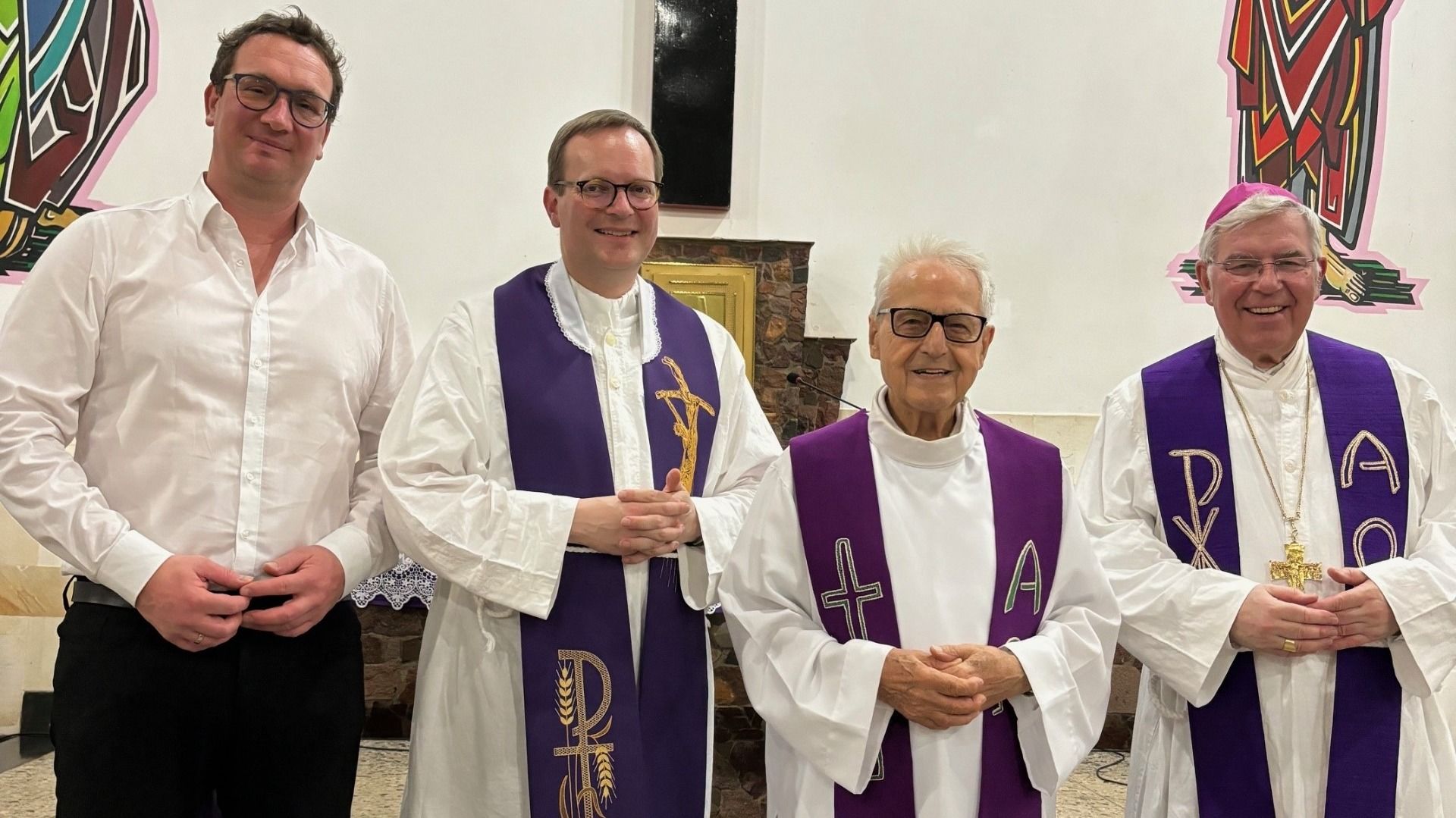 Pfarrer Helmut Henning feiert sein diamantenes Priesterjubiläum in Brasilien. Foto: Bistum Fulda / Steffen Jahn 