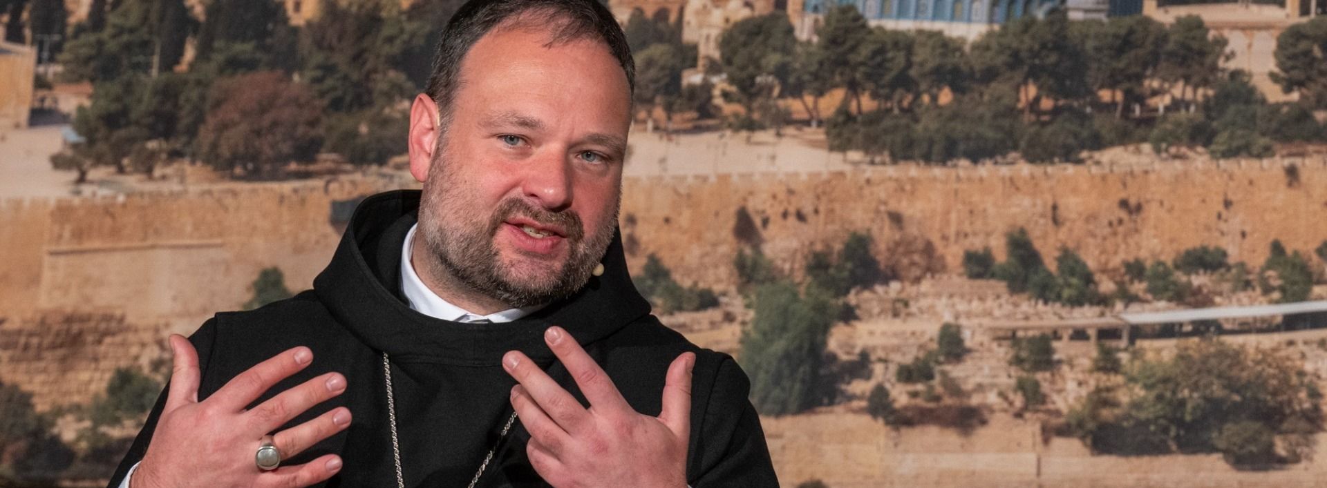 Abt Nikodemus Schnabel berichtete während des Empfangs zum neuen Jahr des Bistums Fulda eindrucksvoll über die Arbeit der Mönche sowie der einheimischen Mitarbeitenden der Dormitio-Abtei in Jerusalem. 